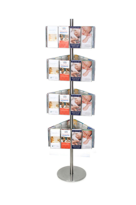 Stainless Steel Carousel Holds 48 DL