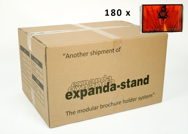Horizontal Clipback Postcard Holder Expandastand Carton (180)