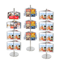 Silver Carousel Brochure Holders