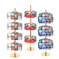 Gold Carousel Brochure Holder